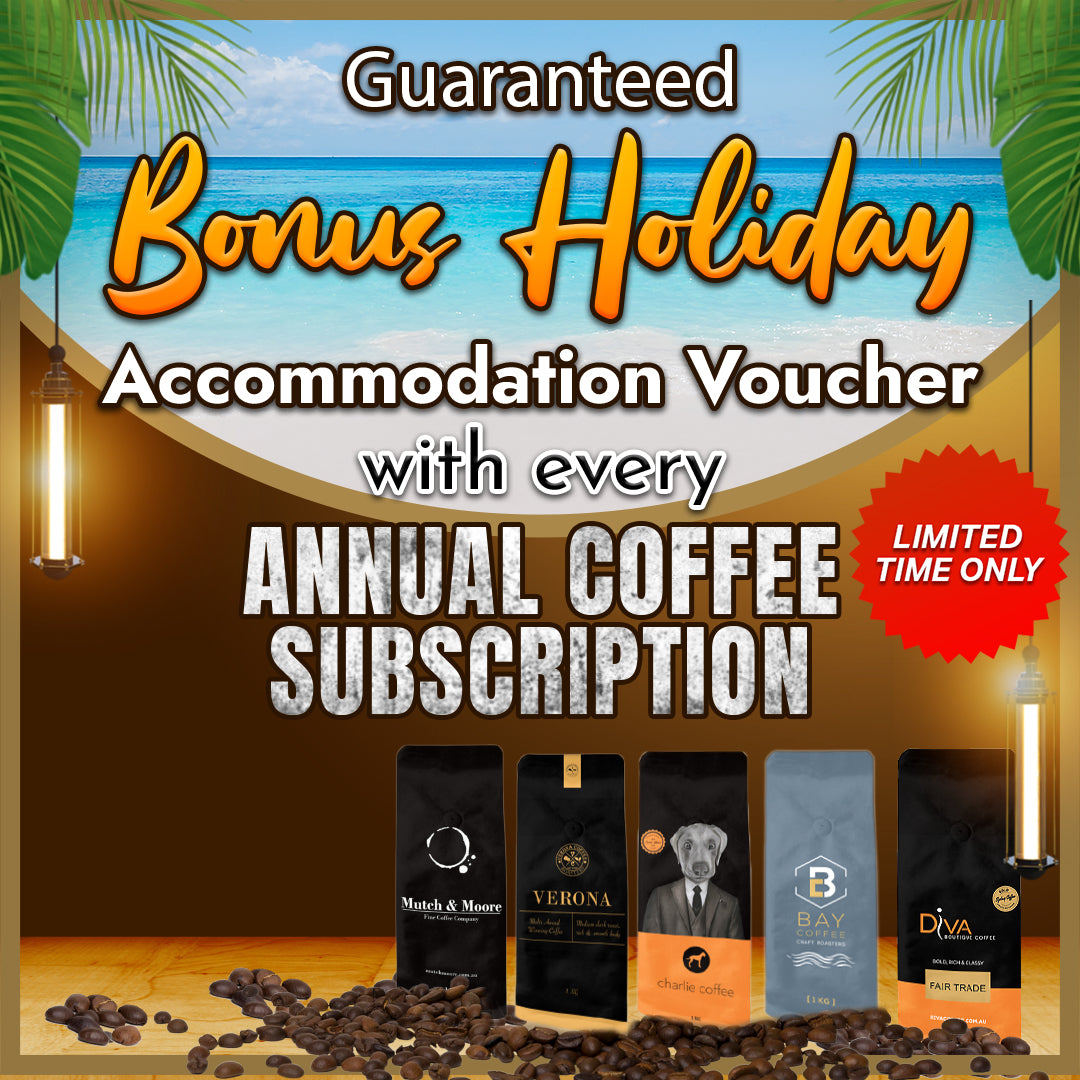 Variety Monthly Coffee Subscription + Guaranteed $1000 Holiday Voucher*